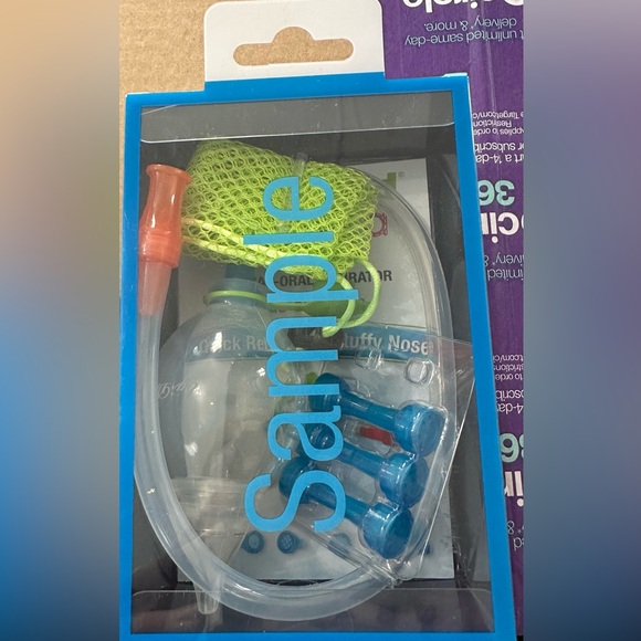 NIB NeilMed Naspira Babies & Kids Nasal-Oral Aspirator Kit With Mesh Travel Bag - Picture 6 of 7